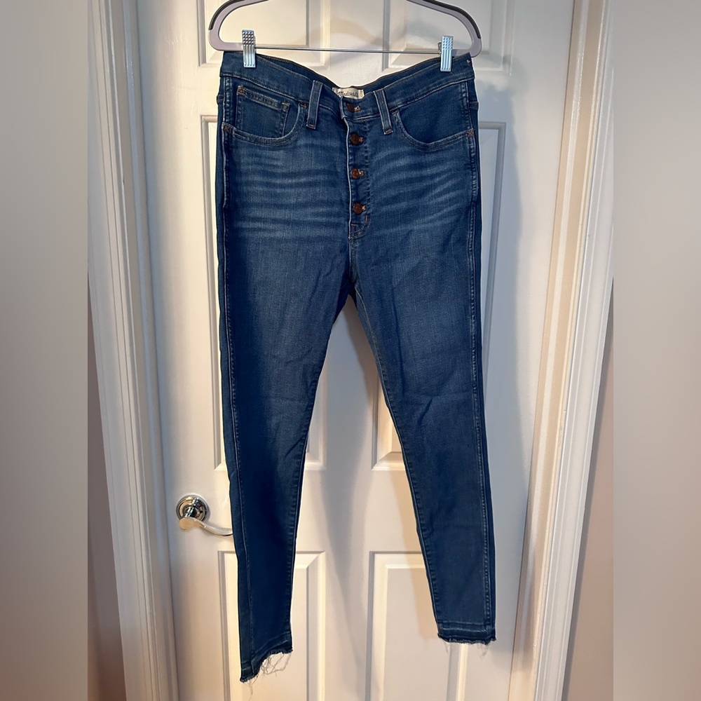 Madewell 10” High Rise Skinny Jeans. Size 31.